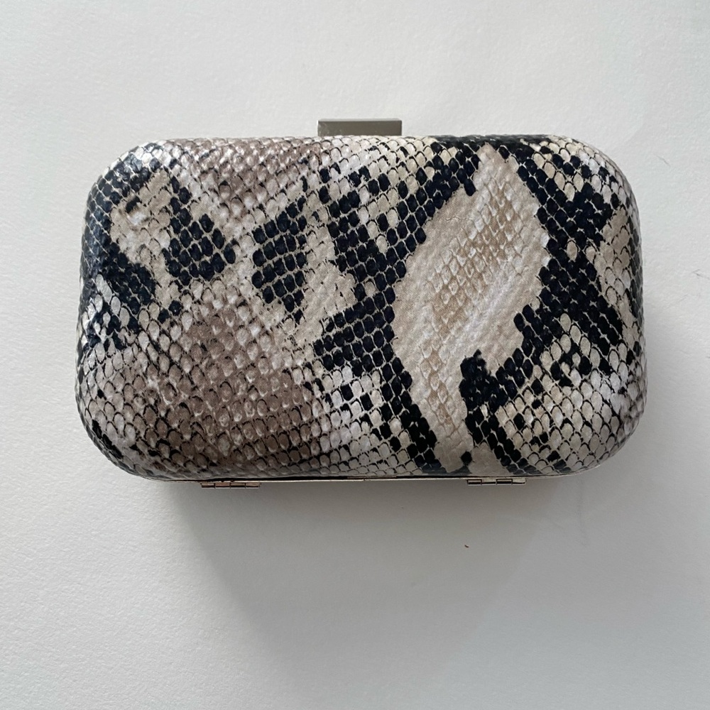 Style & Co. Snakeskin Clutch
